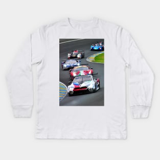 BMW M8 GTE 24 Hours of Le Mans 2018 Kids Long Sleeve T-Shirt